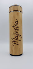 Load image into Gallery viewer, Bamboo Tumbler with Tea Infuser and Strainer